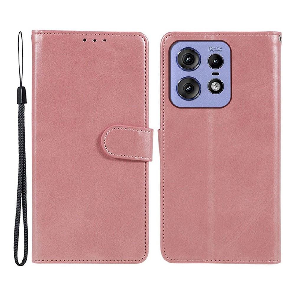 Motorola Edge 50 Pro 5G Lite Θήκη Πορτοφόλι Rose Gold