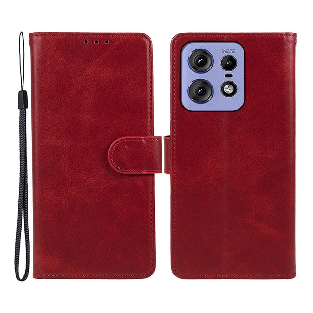 Motorola Edge 50 Pro 5G Lite Θήκη Πορτοφόλι Red