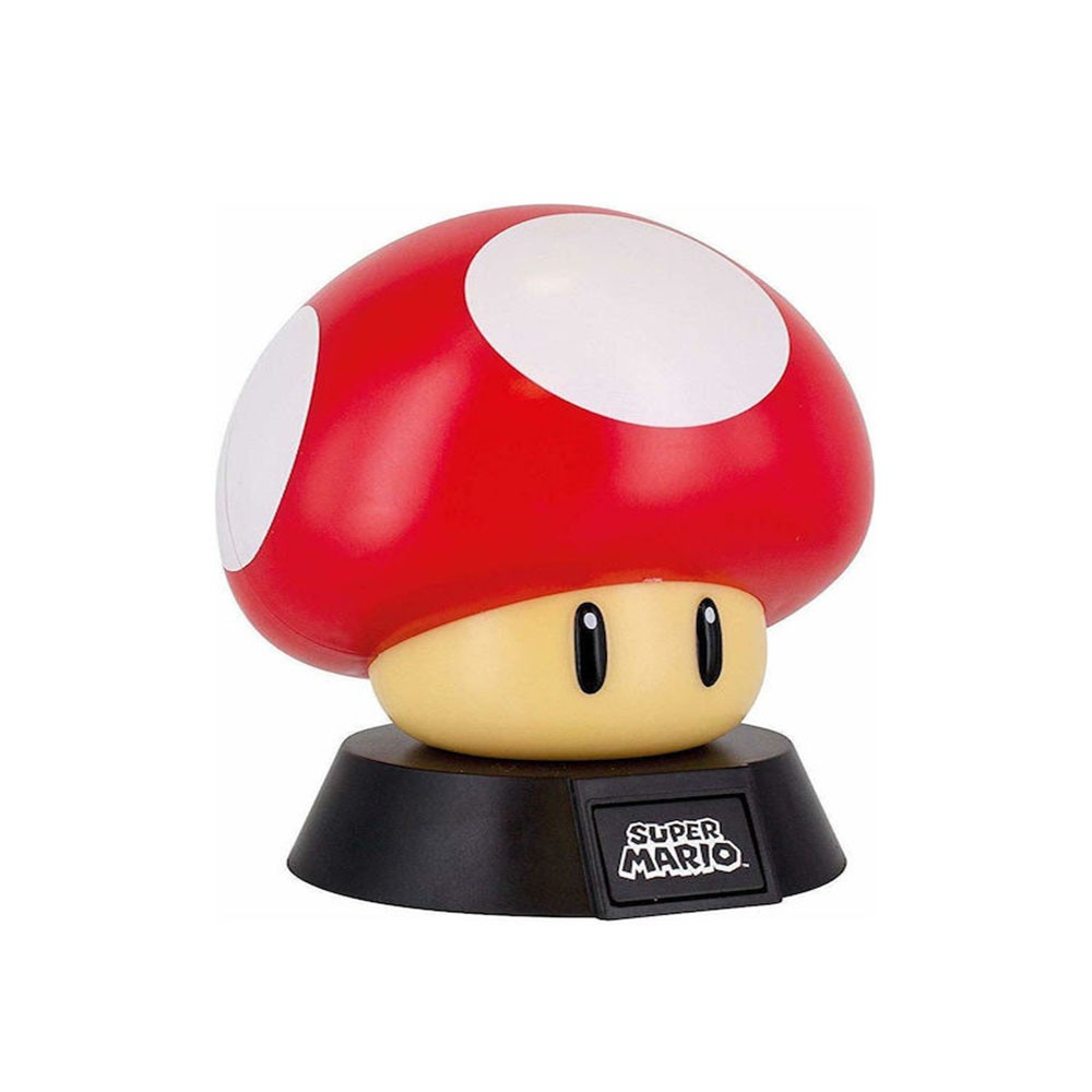 Paladone 2 Φωτιστικό Nintendo Super Mario Mushroom Mini Κόκκινο 