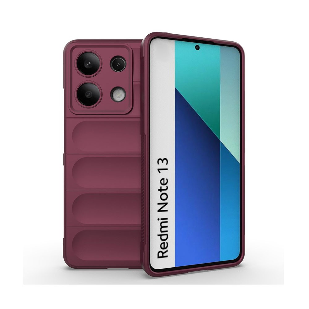 Xiaomi Redmi Note 13 4G Magic Shield Θήκη Σιλικόνης Wine Red