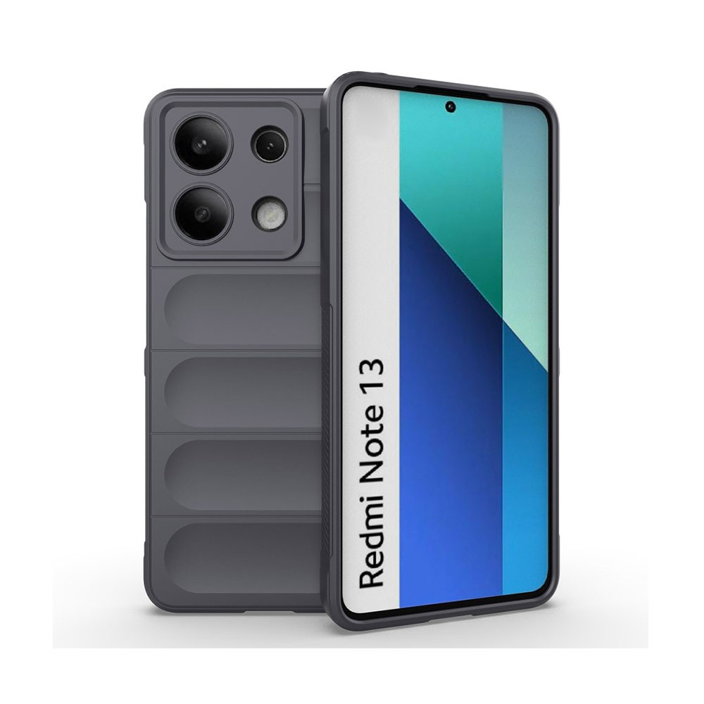 Xiaomi Redmi Note 13 4G Magic Shield Θήκη Σιλικόνης Dark Grey