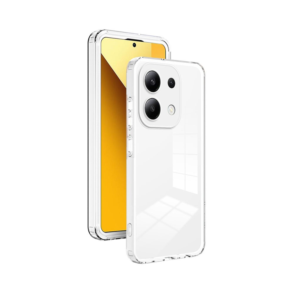 Xiaomi Redmi Note 13 4G Color Frame Διάφανη Σκληρή Θήκη White