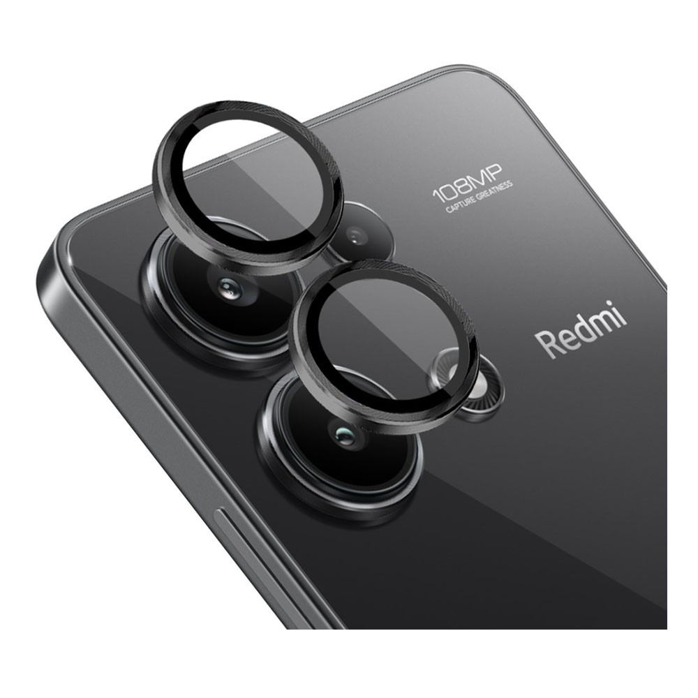 Xiaomi Redmi Note 13 4G NORTHJO Κρίκοι Προστασίας για Κάμερα Black