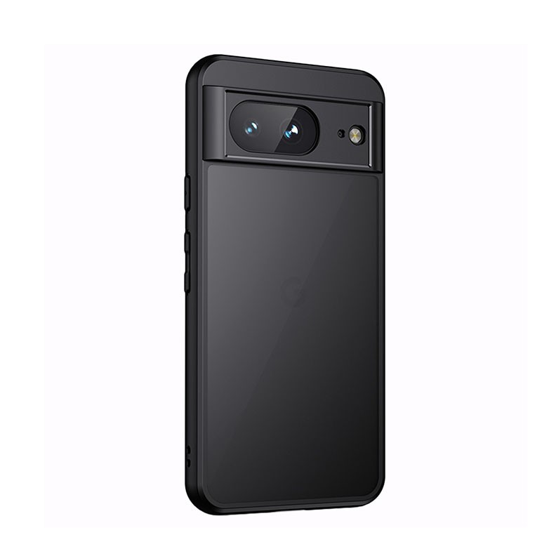 Google Pixel 8a 5G Matte Σκληρή Θήκη Transparent Black
