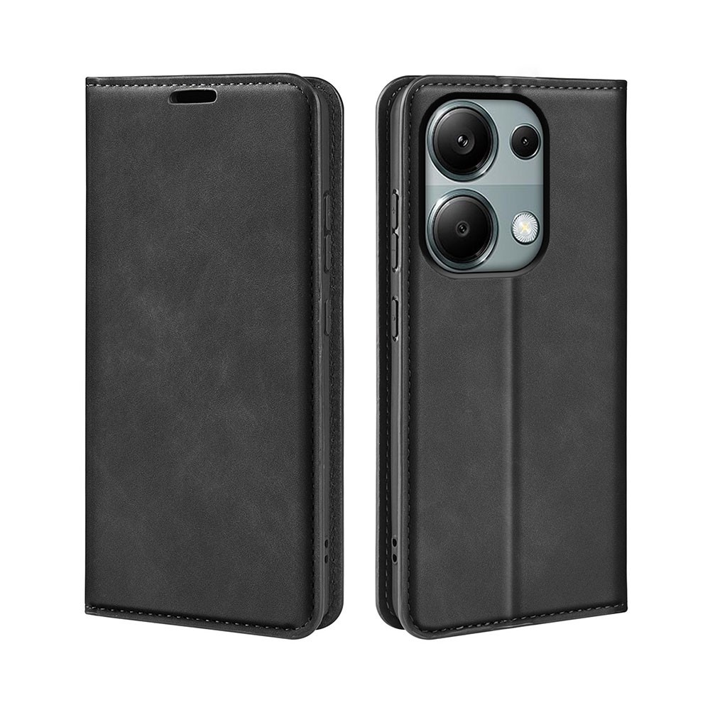Xiaomi Redmi Note 13 Pro 4G/Poco M6 Pro 4G Retro Magnetic Θήκη Βιβλίο Black