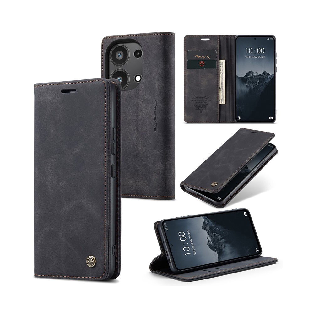 Xiaomi Redmi Note 13 Pro 4G/Poco M6 Pro 4G CaseMe 013 Retro Θήκη Βιβλίο Black