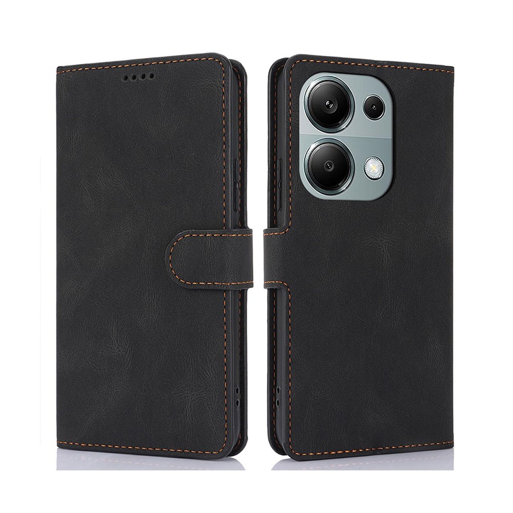 Xiaomi Redmi Note 13 Pro 4G/Poco M6 Pro 4G Lite Θήκη Πορτοφόλι Black