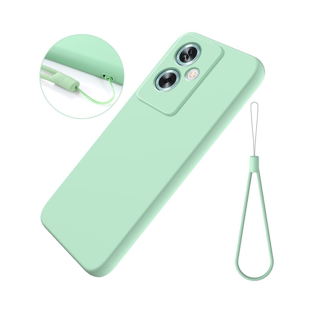 Oppo A79 5G Pure Color Θήκη Σιλικόνης Green