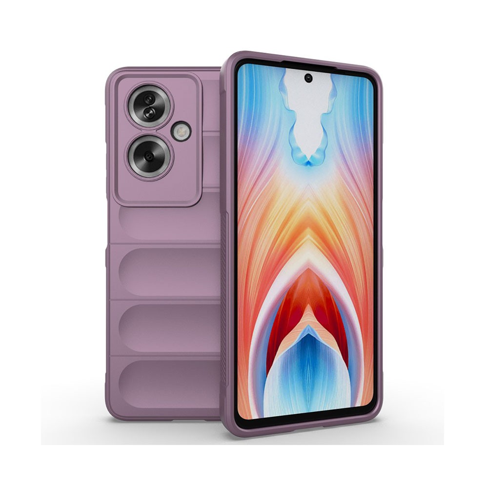 Oppo A79 5G Magic Shield Θήκη Σιλικόνης Light Purple