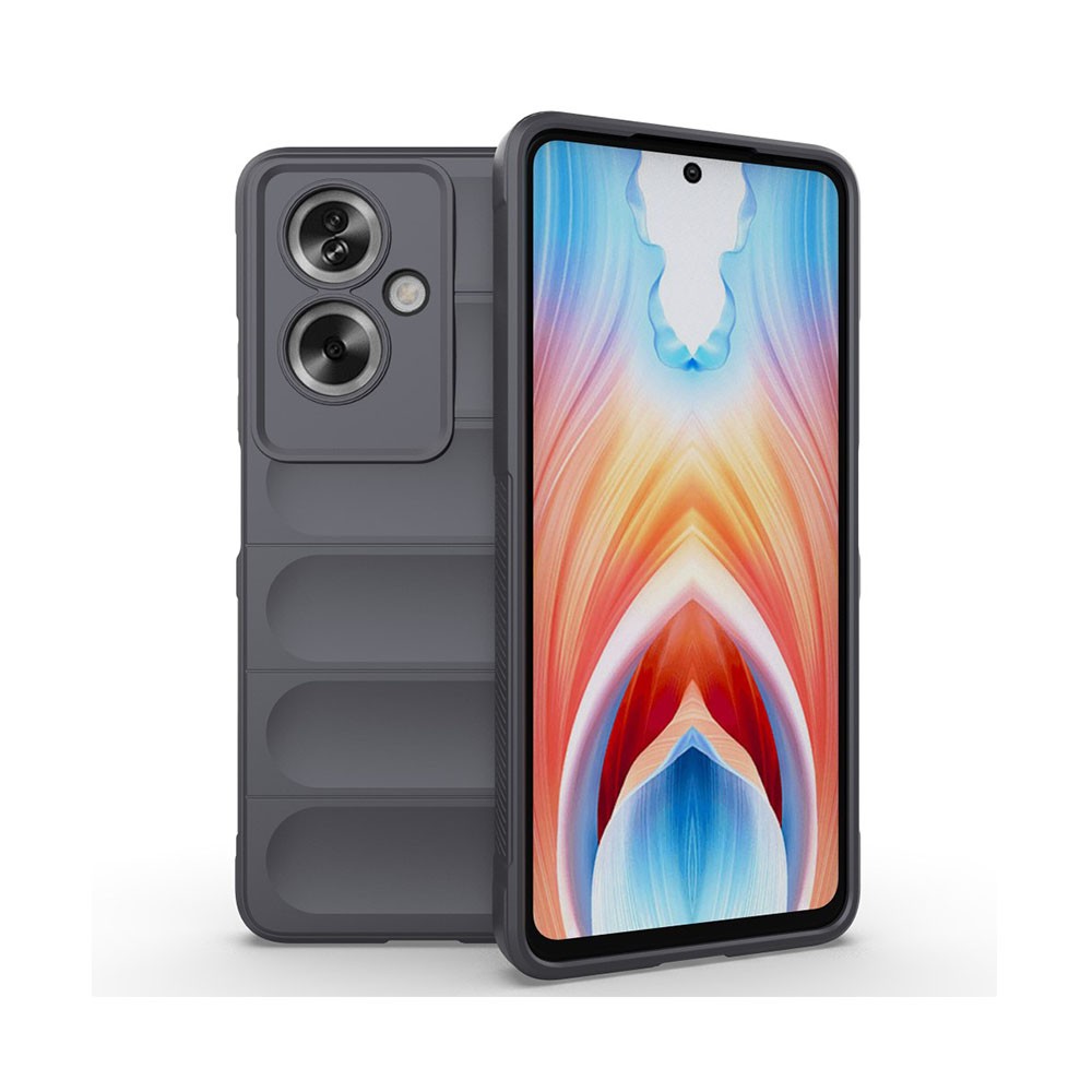 Oppo A79 5G Magic Shield Θήκη Σιλικόνης Dark Grey