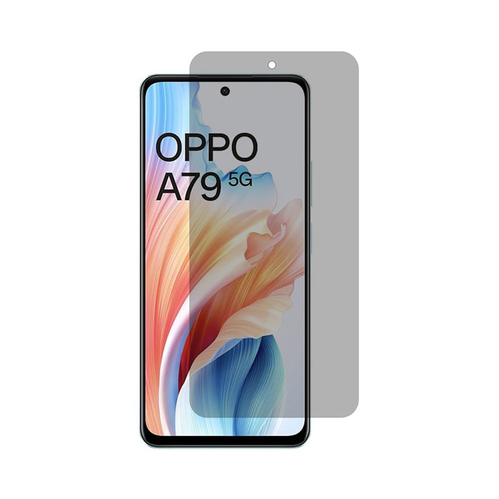 Oppo A79 5G Anti-Spy Full Tempered Glass Transparent