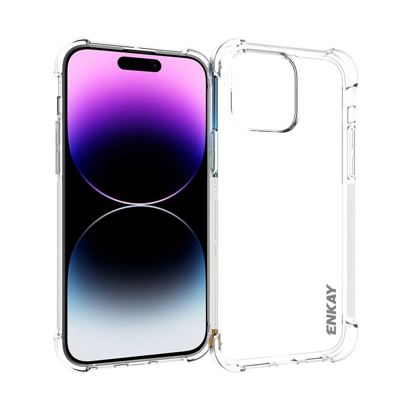 Apple iPhone 15 Pro Max ENKAY Θήκη Σιλικόνης Transparent