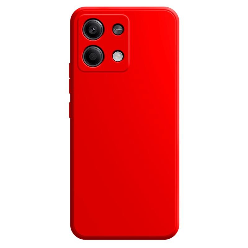 Xiaomi Redmi Note 13 Pro 5G/Poco X6 5G Imitation Liquid Θήκη Σιλικόνης Red