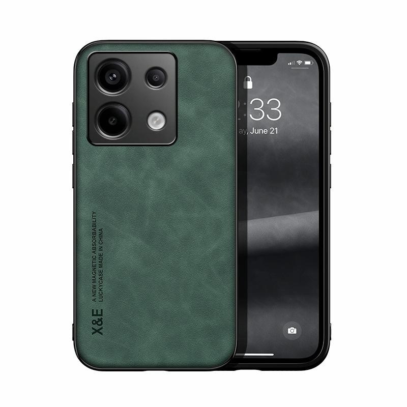 Xiaomi Redmi Note 13 Pro 5G/Poco X6 5G Magnetic Θήκη Σιλικόνης Green
