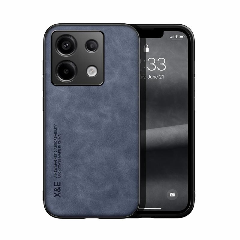 Xiaomi Redmi Note 13 Pro 5G/Poco X6 5G Magnetic Θήκη Σιλικόνης Blue
