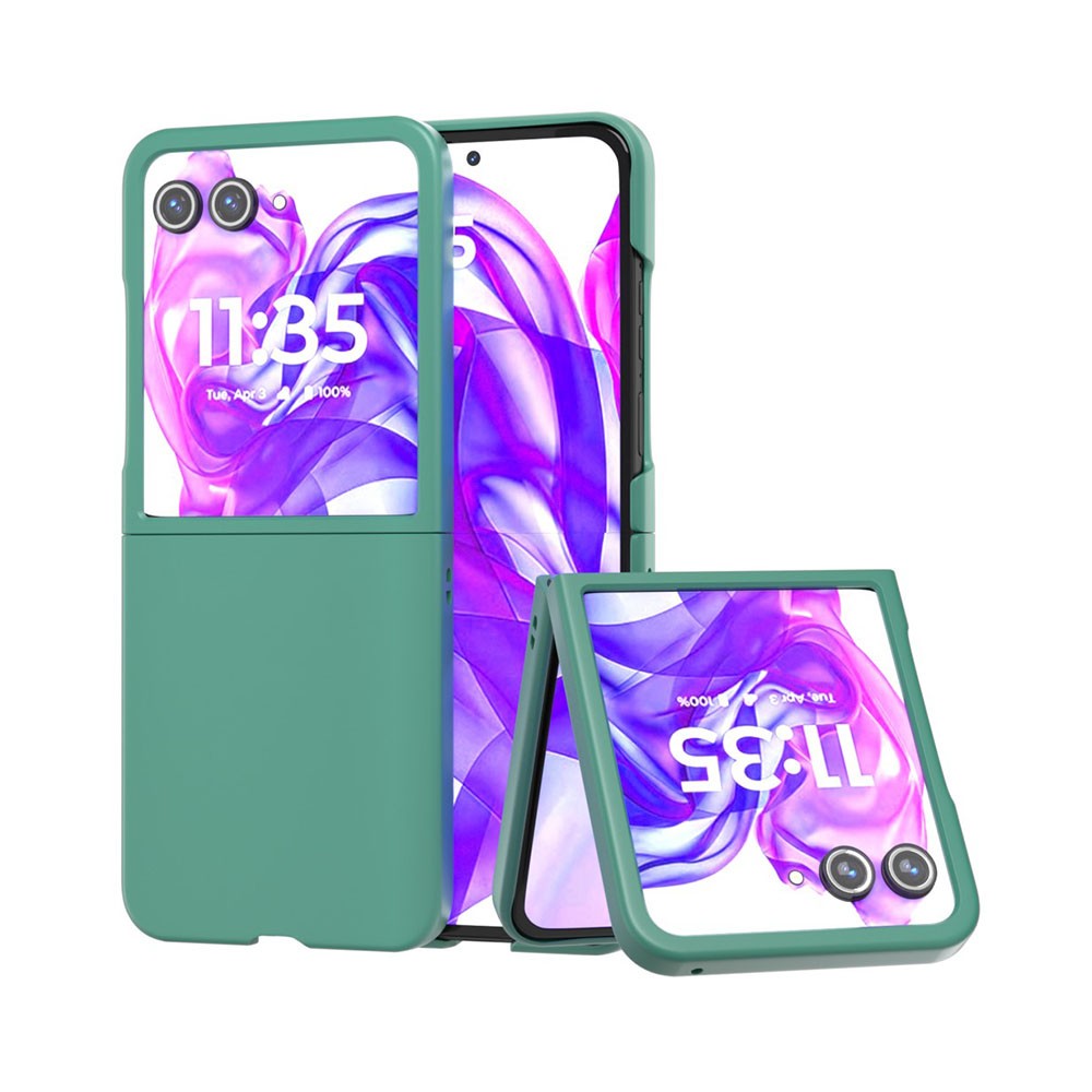 Motorola Razr 50 Ultra 5G Skin Feel Σκληρή Θήκη Dark Green
