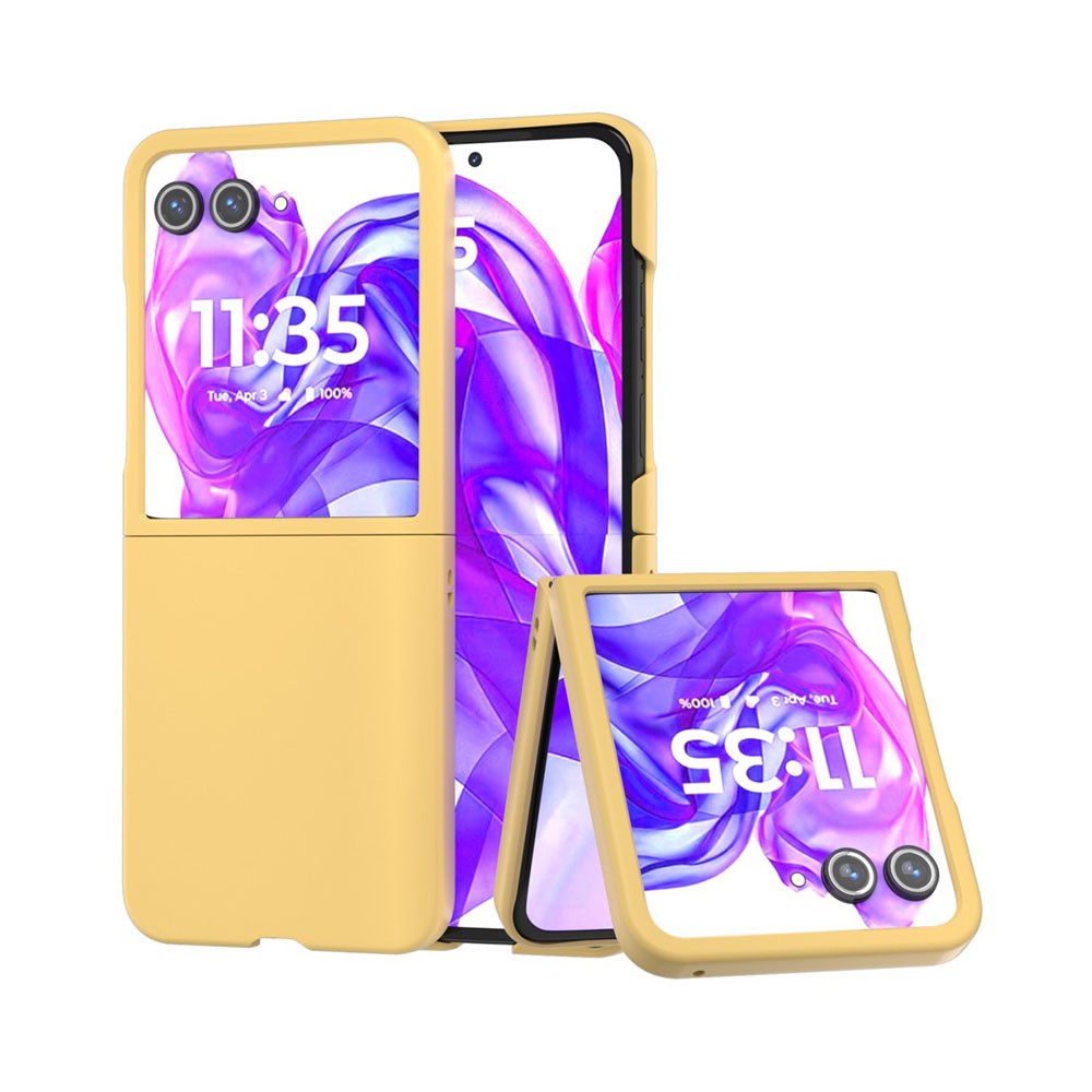 Motorola Razr 50 Ultra 5G Skin Feel Σκληρή Θήκη Yellow