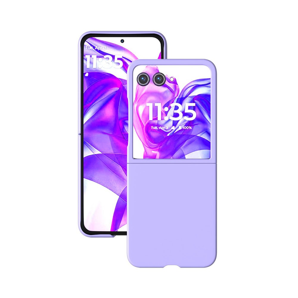 Motorola Razr 50 Ultra 5G Skin Feel Σκληρή Θήκη Purple