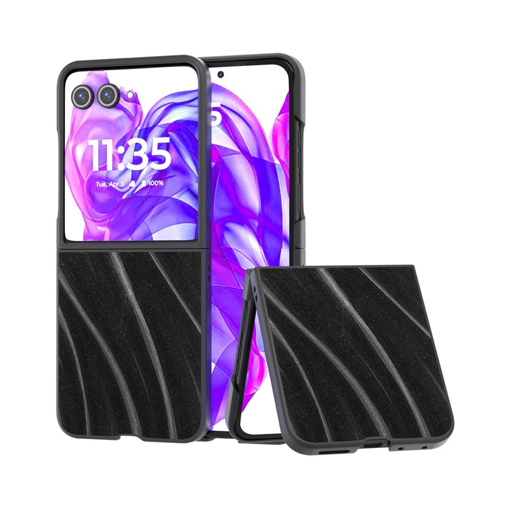 Motorola Razr 50 Ultra 5G ABEEL Milky Way Σκληρή Θήκη Black