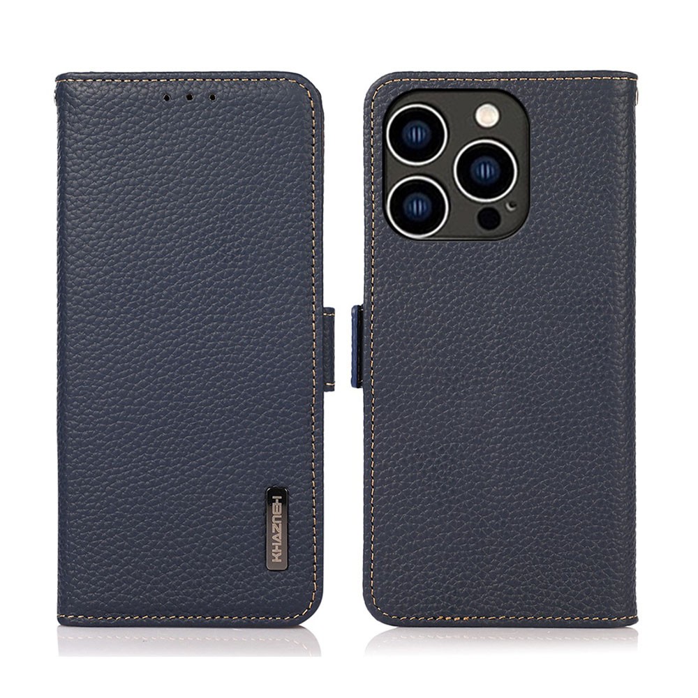 Apple iPhone 15 Pro KHAZNEH Side-Magnetic Θήκη  Πορτοφόλι Blue