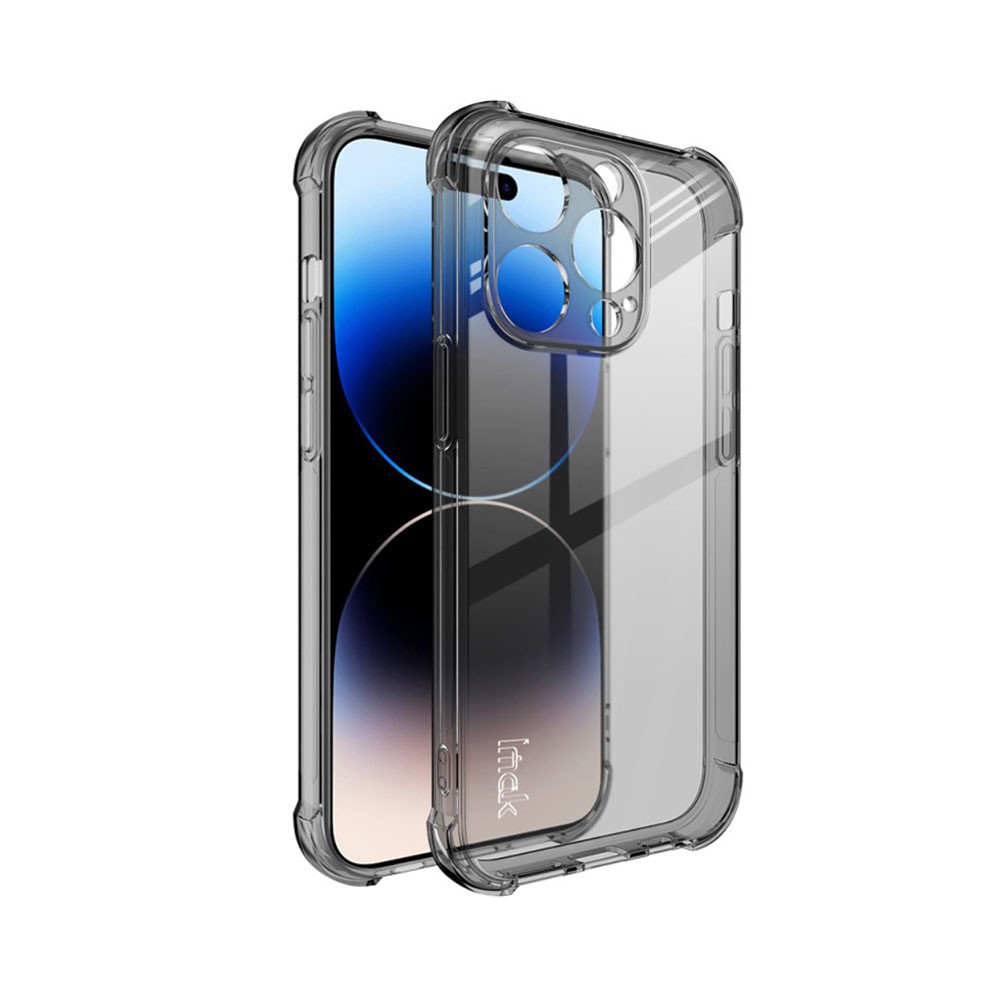 Apple iPhone 15 Pro IMAK TPU Θήκη Σιλικόνης Transparent Black