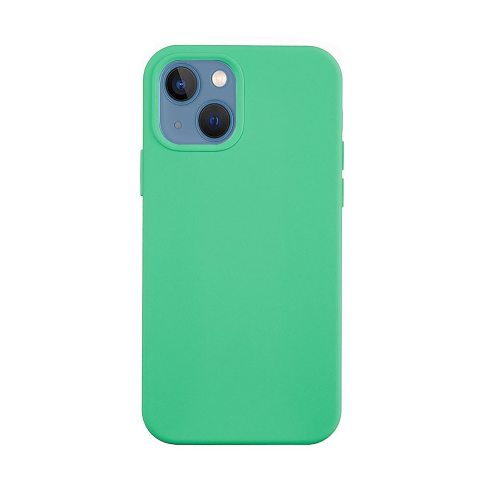 Apple iPhone 15 Solid Color Θήκη Σιλικόνης Green