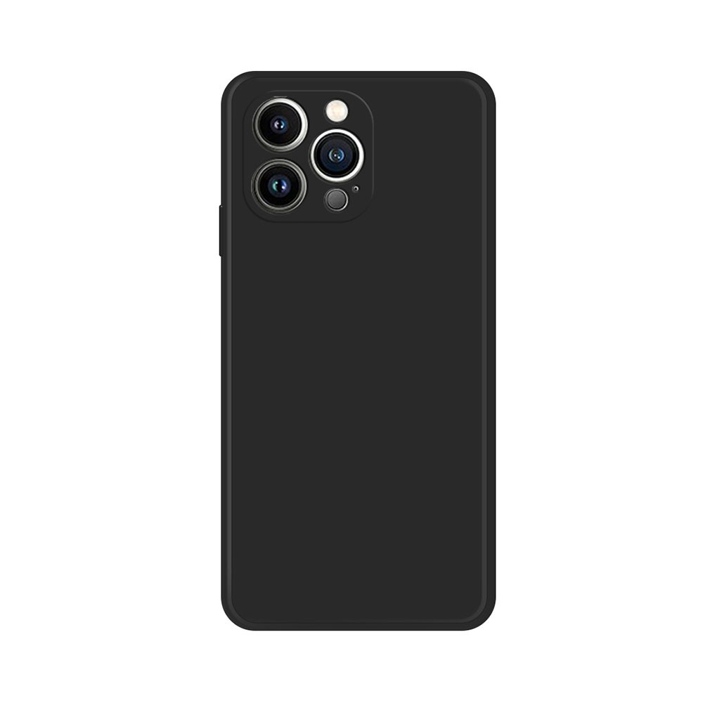 Apple iPhone 15 Pro Max Imitation Liquid Θήκη Σιλικόνης Black