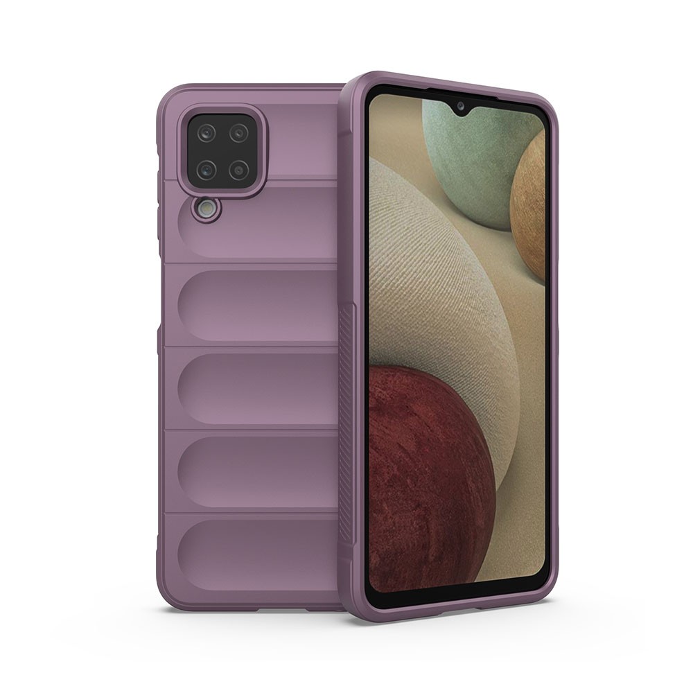 Samsung Galaxy A12 Magic Shield Θήκη Σιλικόνης Purple
