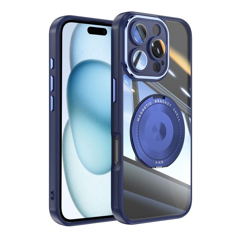 Apple iPhone 16 Pro Magsafe Ring Holder Σκληρή Θήκη Blue