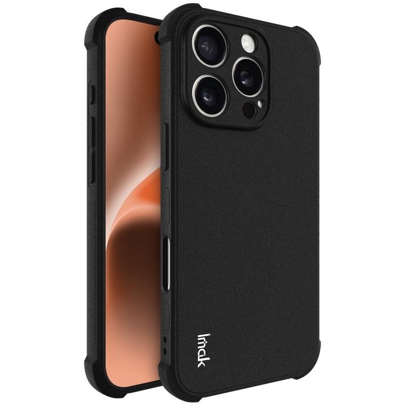 Apple iPhone 16 Pro IMAK TPU Θήκη Σιλικόνης Matte Black