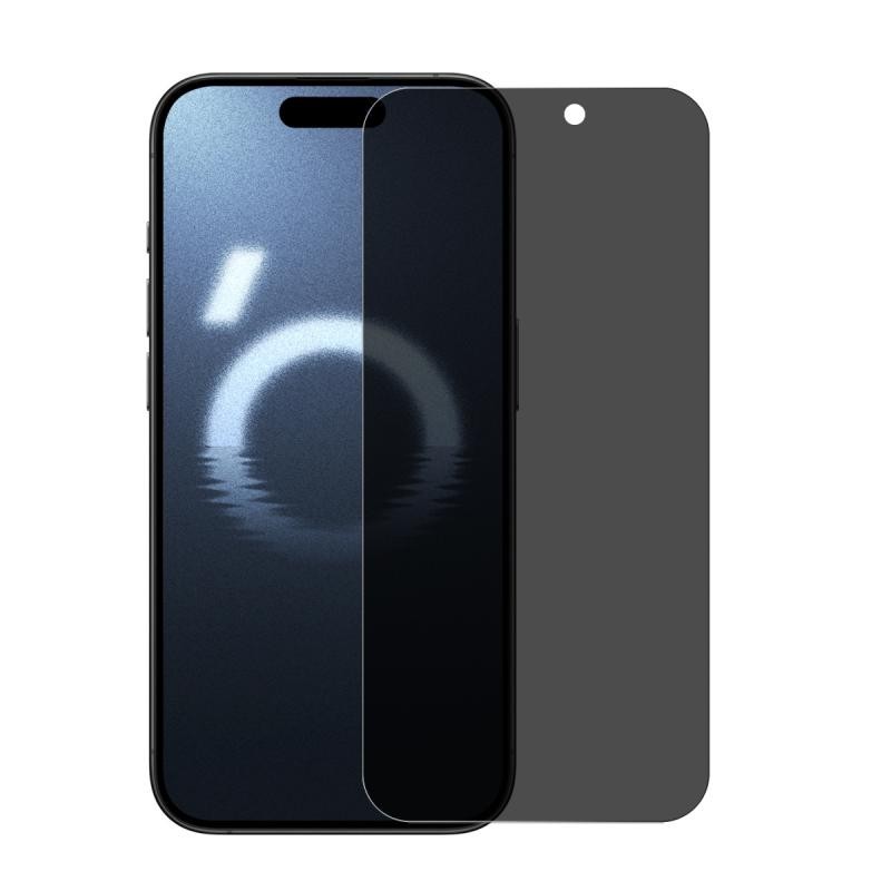Apple iPhone 16 Pro Max NORTHJO A++ Privacy Tempered Glass Black