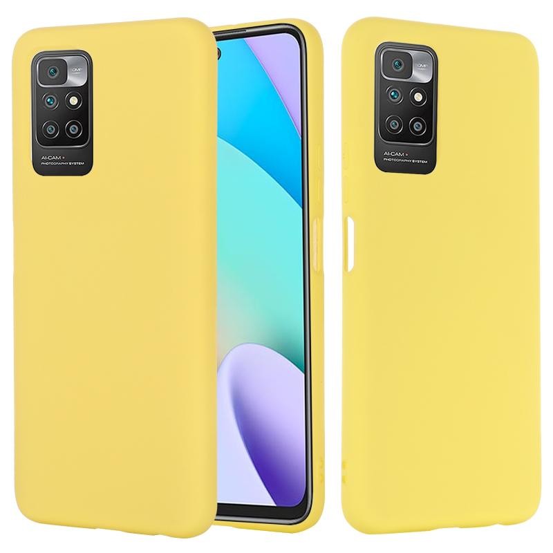 Xiaomi Redmi 10 Solid Color Θήκη Σιλικόνης Yellow