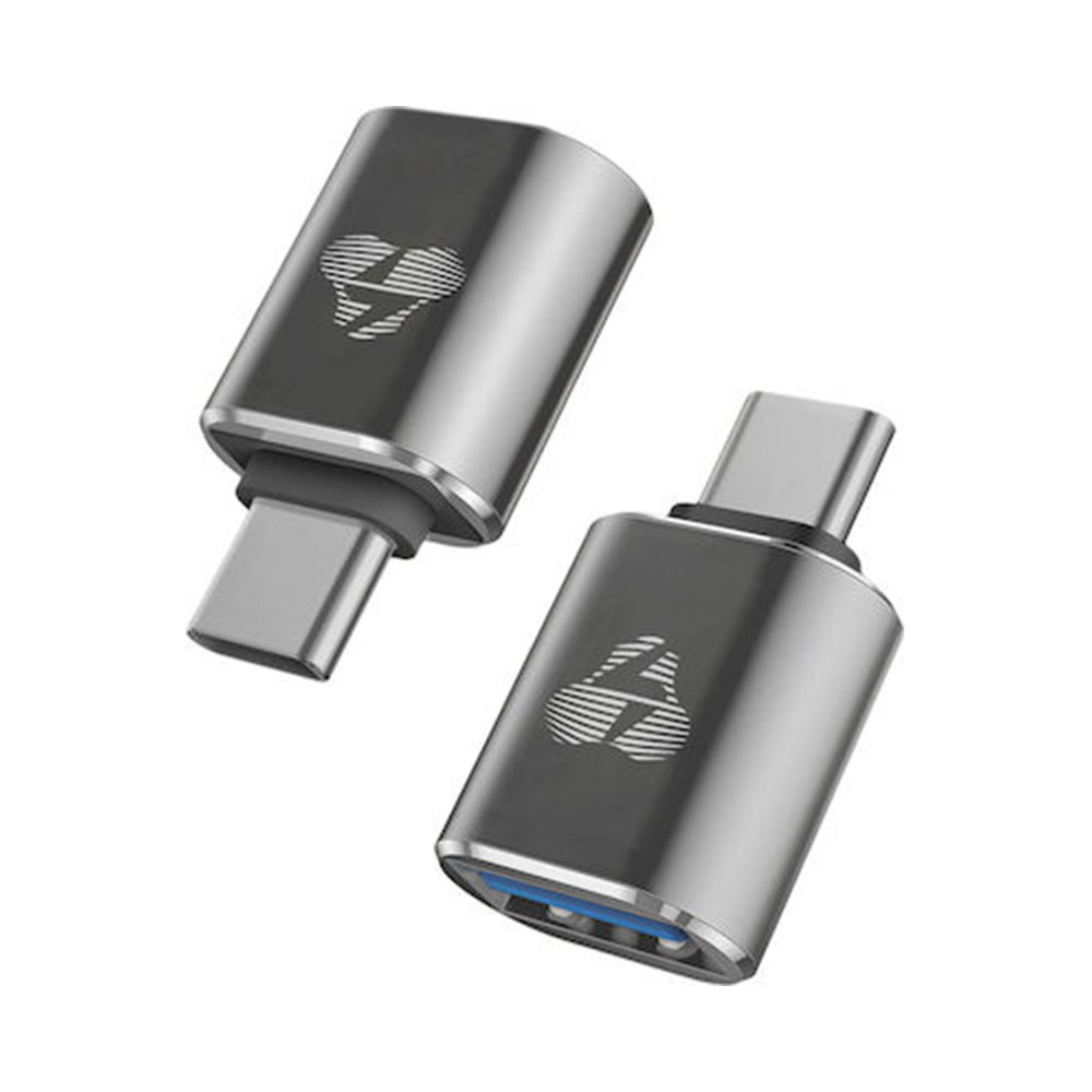 Powertech PTR-0148 Usb 3.0 Μετατροπέας USB-C male σε USB-A Grey