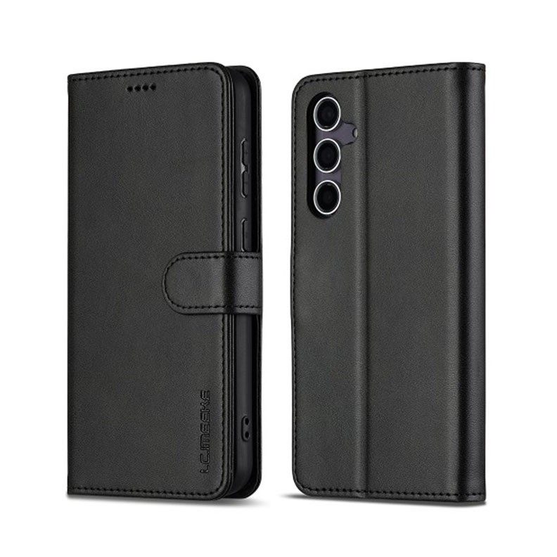 Samsung Galaxy A16 4G / 5G LC.IMEEKE Calf Texture Θήκη Πορτοφόλι Black