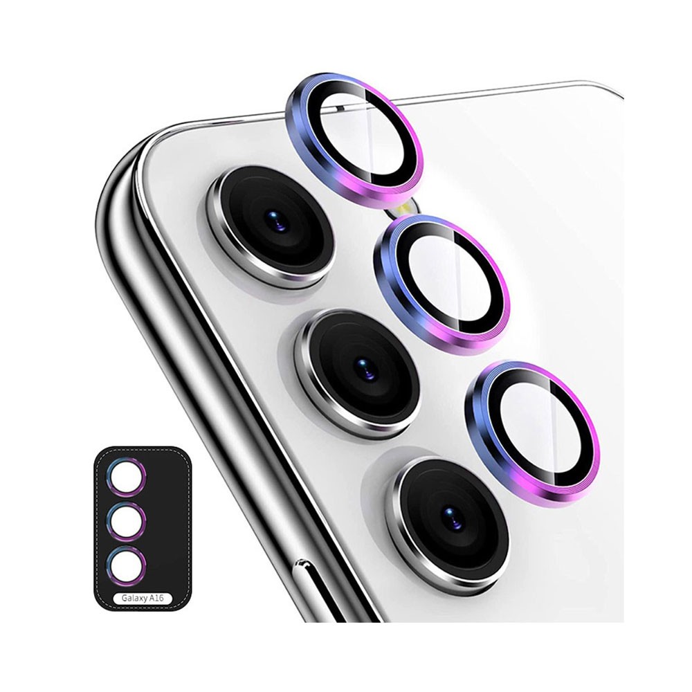 Samsung Galaxy A16 4G / 5G ENKAY Κρίκοι Προστασίας για Κάμερα - Lens Protector Rings Colorful