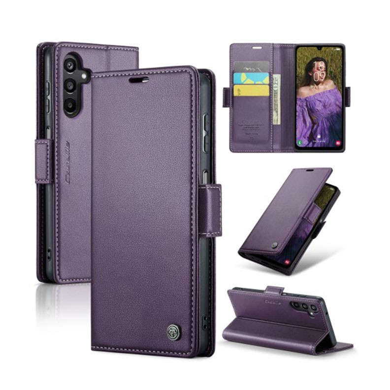 Samsung Galaxy A16 4G / 5G CaseMe 023 Luminus Θήκη Πορτοφόλι Purple