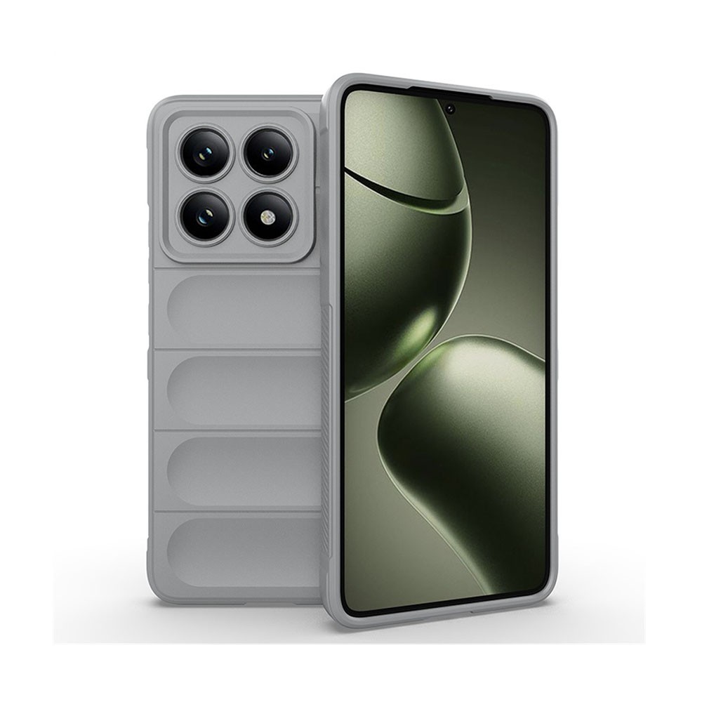 Xiaomi 14T 5G Magic Shield Θήκη Σιλικόνης Light Grey