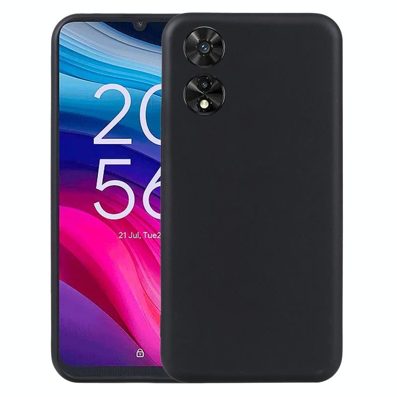 TCL 505 Soft Matte Θήκη Σιλικόνης Black