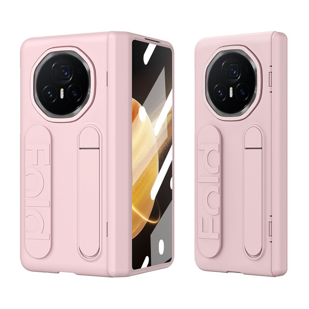 Honor Magic V3 5G Wristband Σκληρή Θήκη με Στήριγμα Pink