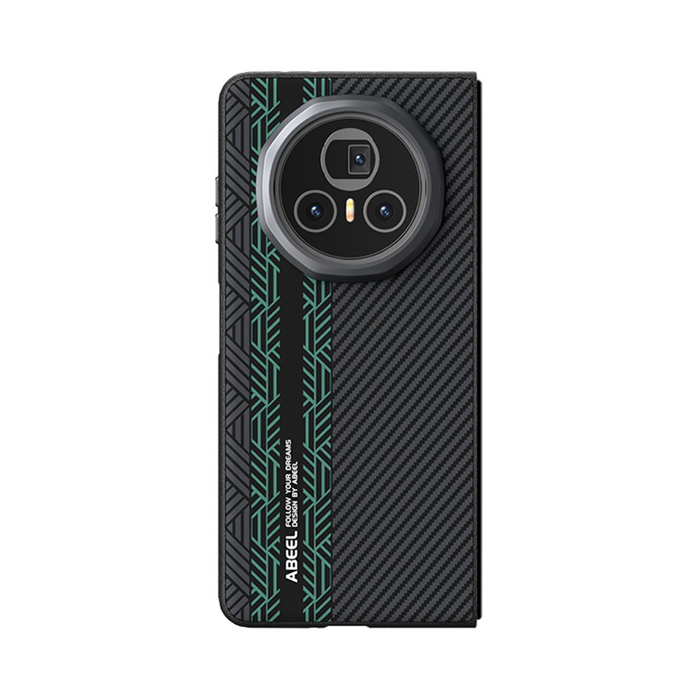 Honor Magic V3 5G ABEEL MagSafe Aluminum Alloy Σκληρή Θήκη Black Green