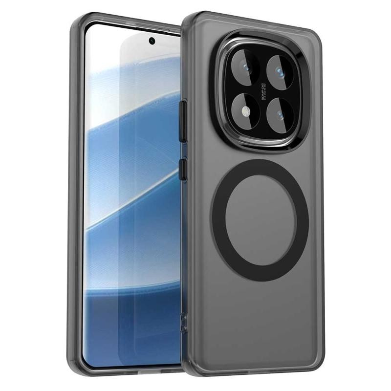 Xiaomi Redmi Note 14 Pro 5G/Poco X7 5G Candy Magsafe Σκληρή Θήκη Black
