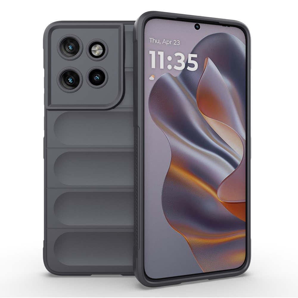 Motorola Edge 50 Neo/Edge 60 Neo Magic Shield Θήκη Σιλικόνης Dark Grey