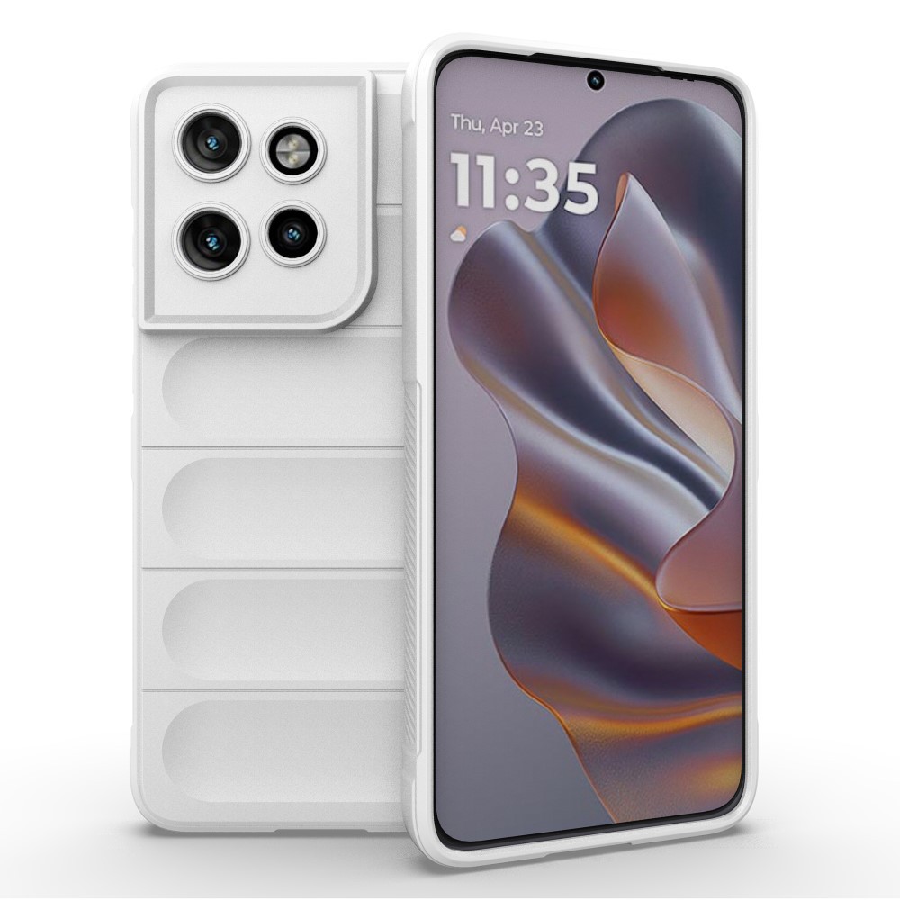 Motorola Edge 50 Neo/Edge 60 Neo Magic Shield Θήκη Σιλικόνης White
