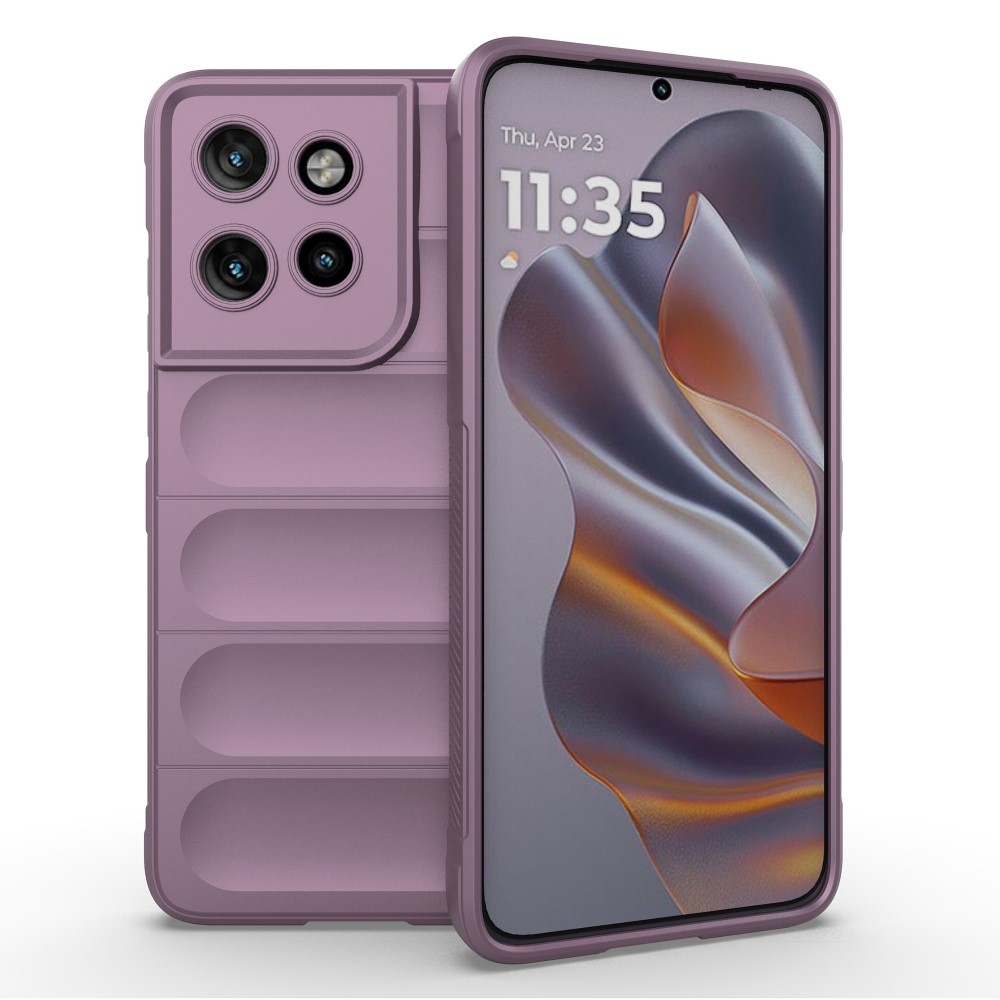 Motorola Edge 50 Neo/Edge 60 Neo Magic Shield Θήκη Σιλικόνης Light Purple