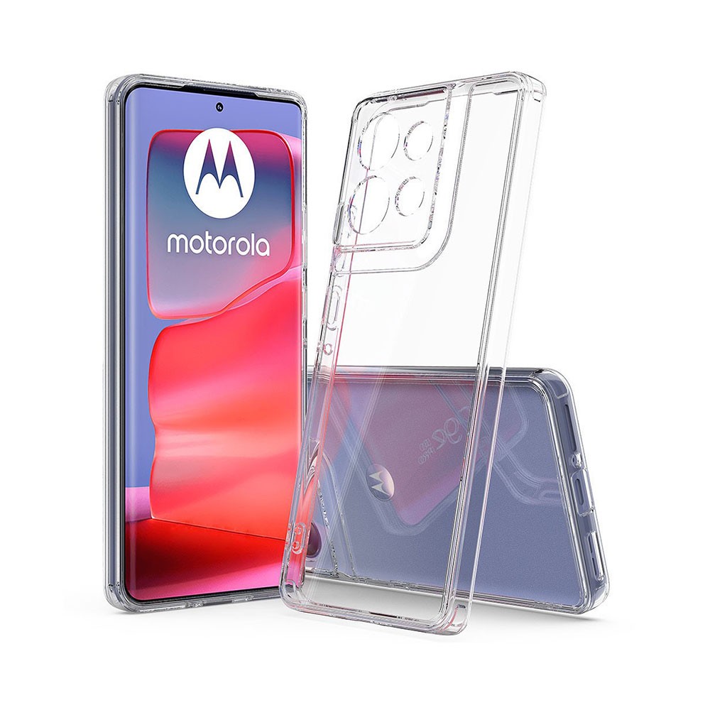 Motorola Edge 50 Neo/Edge 60 Neo TPU + Acrylic Σκληρή Θήκη Transparent