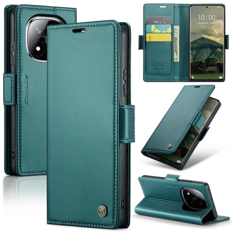 Xiaomi Redmi Note 14 Pro 5G/Poco X7 5G CaseMe 023 Luminus Θήκη Πορτοφόλι Green