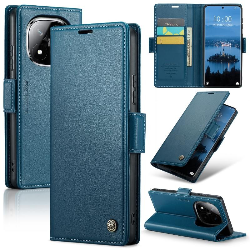 Xiaomi Redmi Note 14 Pro 5G/Poco X7 5G CaseMe 023 Luminus Θήκη Πορτοφόλι Blue