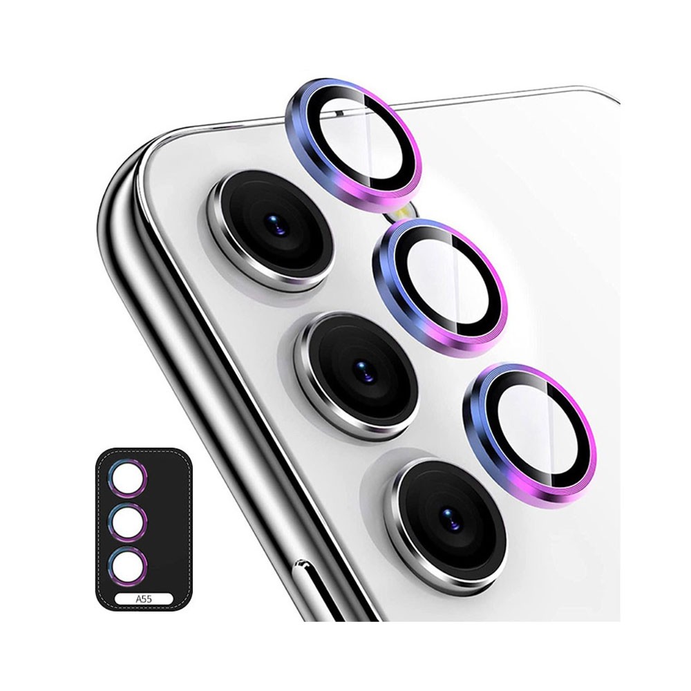 Samsung Galaxy A55 5G ENKAY Κρίκοι Προστασίας για Κάμερα - Lens Protector Rings Multicolor