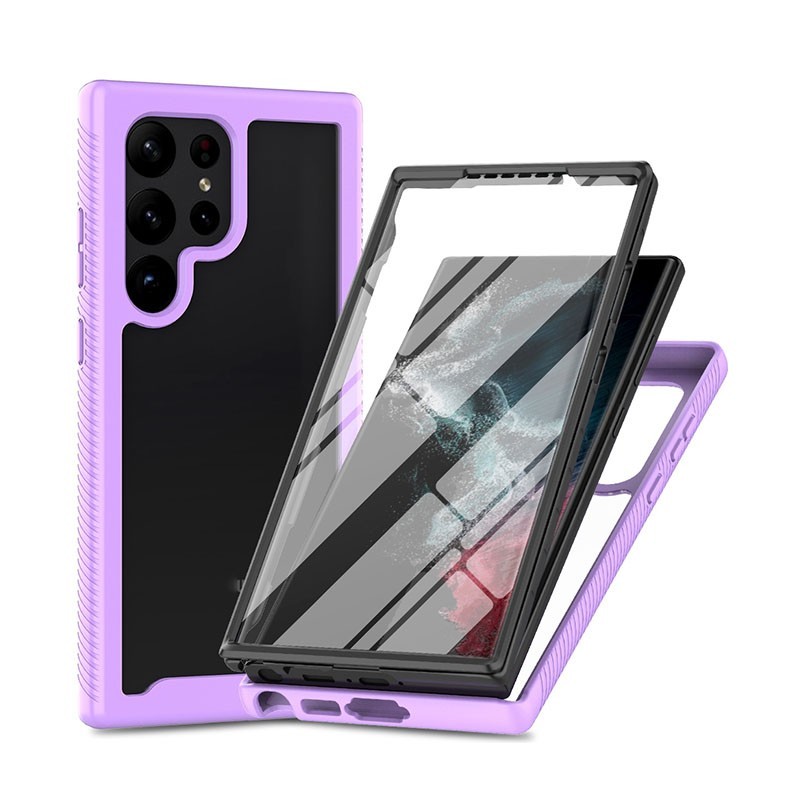 Samsung Galaxy S25 Ultra 5G 360 Degrees Coverage Σκληρή Θήκη Purple