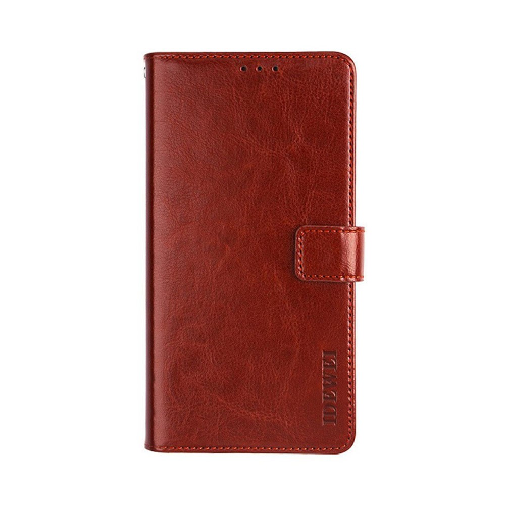 Oppo A60 4G IDEWEI Magnetic Θήκη Πορτοφόλι Brown
